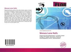 Wessex Lane Halls的封面