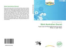 Bookcover of West Australian (horse)
