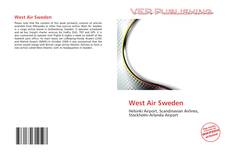 Capa do livro de West Air Sweden 