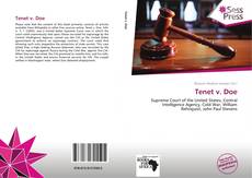 Portada del libro de Tenet v. Doe