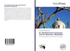 Capa do livro de St. Bartholomew's Episcopal Church (Quantico, Maryland) 