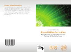 Buchcover von Ronald Wilberforce Allen