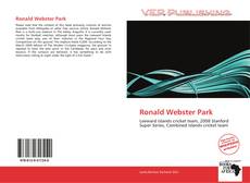 Capa do livro de Ronald Webster Park 