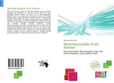 West Barnstable Train Station的封面