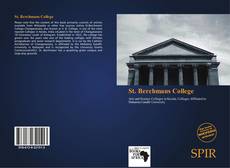 Capa do livro de St. Berchmans College 