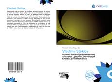 Bookcover of Vladimir Steklov