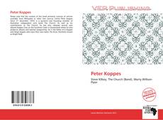 Portada del libro de Peter Koppes