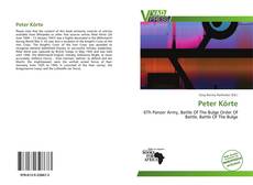 Couverture de Peter Körte