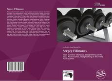 Portada del libro de Sergey Filimonov