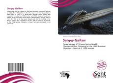 Couverture de Sergey Gaikov