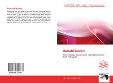 Portada del libro de Ronald Rauhe