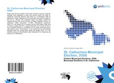 Portada del libro de St. Catharines Municipal Election, 2006