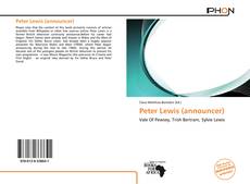 Bookcover of Peter Lewis (announcer)