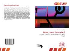 Copertina di Peter Lewis (musician)