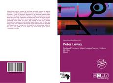 Capa do livro de Peter Lowry 