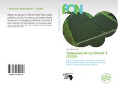 Bookcover of Tennessee Amendment 1 (2006)