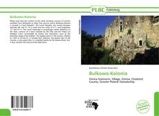 Capa do livro de Bulkowo-Kolonia 