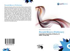 Buchcover von Ronald Moore (Politician)