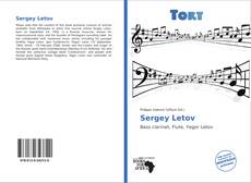 Capa do livro de Sergey Letov 