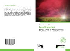 Capa do livro de Ronald Mauduit 