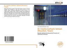 Capa do livro de St. Cecilia Catholic School (Houston, Texas) 