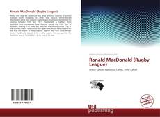 Portada del libro de Ronald MacDonald (Rugby League)