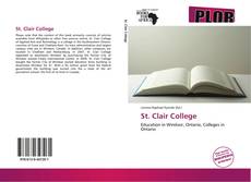 Bookcover of St. Clair College