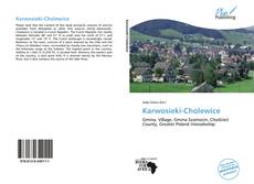 Bookcover of Karwosieki-Cholewice
