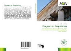Bookcover of Program on Negotiation
