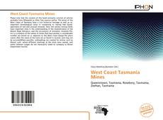 Bookcover of West Coast Tasmania Mines