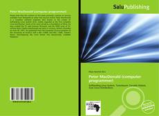 Bookcover of Peter MacDonald (computer programmer)