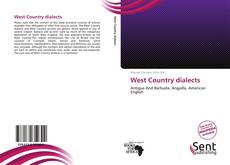 Capa do livro de West Country dialects 