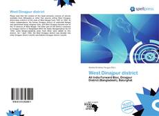 Bookcover of West Dinajpur district