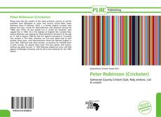 Capa do livro de Peter Robinson (Cricketer) 