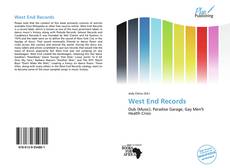 Bookcover of West End Records