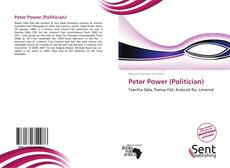 Capa do livro de Peter Power (Politician) 