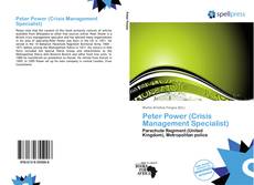 Bookcover of Peter Power (Crisis Management Specialist)