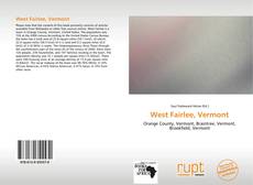 Buchcover von West Fairlee, Vermont