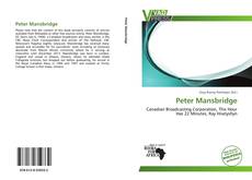 Portada del libro de Peter Mansbridge