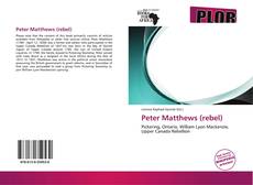 Copertina di Peter Matthews (rebel)