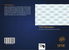 Bookcover of 7192 Cieletespace