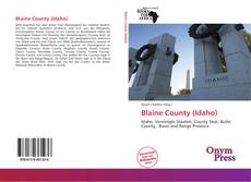 Portada del libro de Blaine County (Idaho)