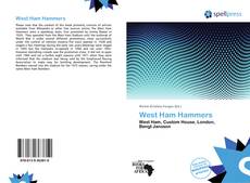 Portada del libro de West Ham Hammers