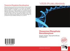 Capa do livro de Threonine-Phosphate Decarboxylase 