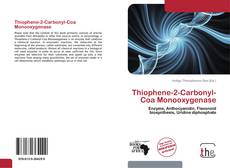 Couverture de Thiophene-2-Carbonyl-Coa Monooxygenase