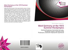 Portada del libro de West Germany at the 1972 Summer Paralympics