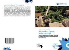 Portada del libro de Janówka, Opole Voivodeship