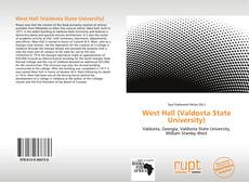 Buchcover von West Hall (Valdosta State University)