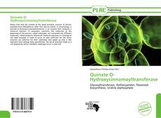 Quinate O-Hydroxycinnamoyltransferase kitap kapağı