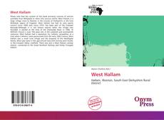 Portada del libro de West Hallam